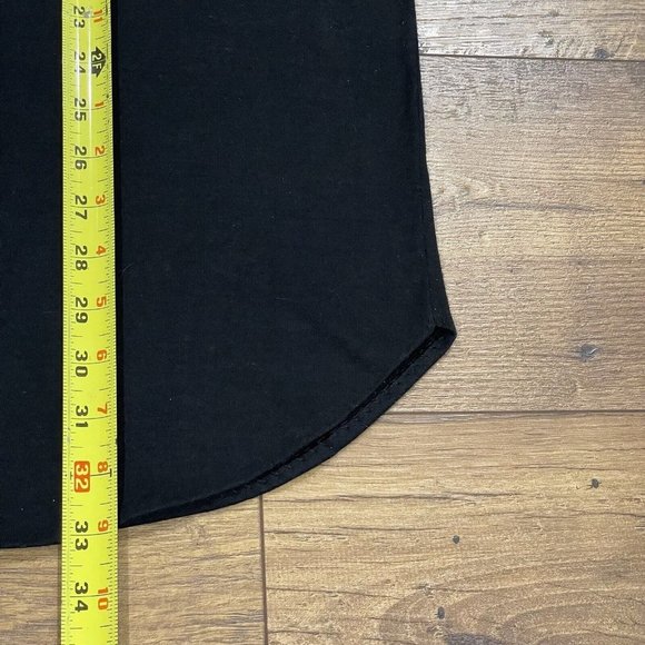 Vintage NiteWear Sleep Tee One‎ Size Puffy Paint Heart 80s 90s Gown Shirt Black - Picture 11 of 11